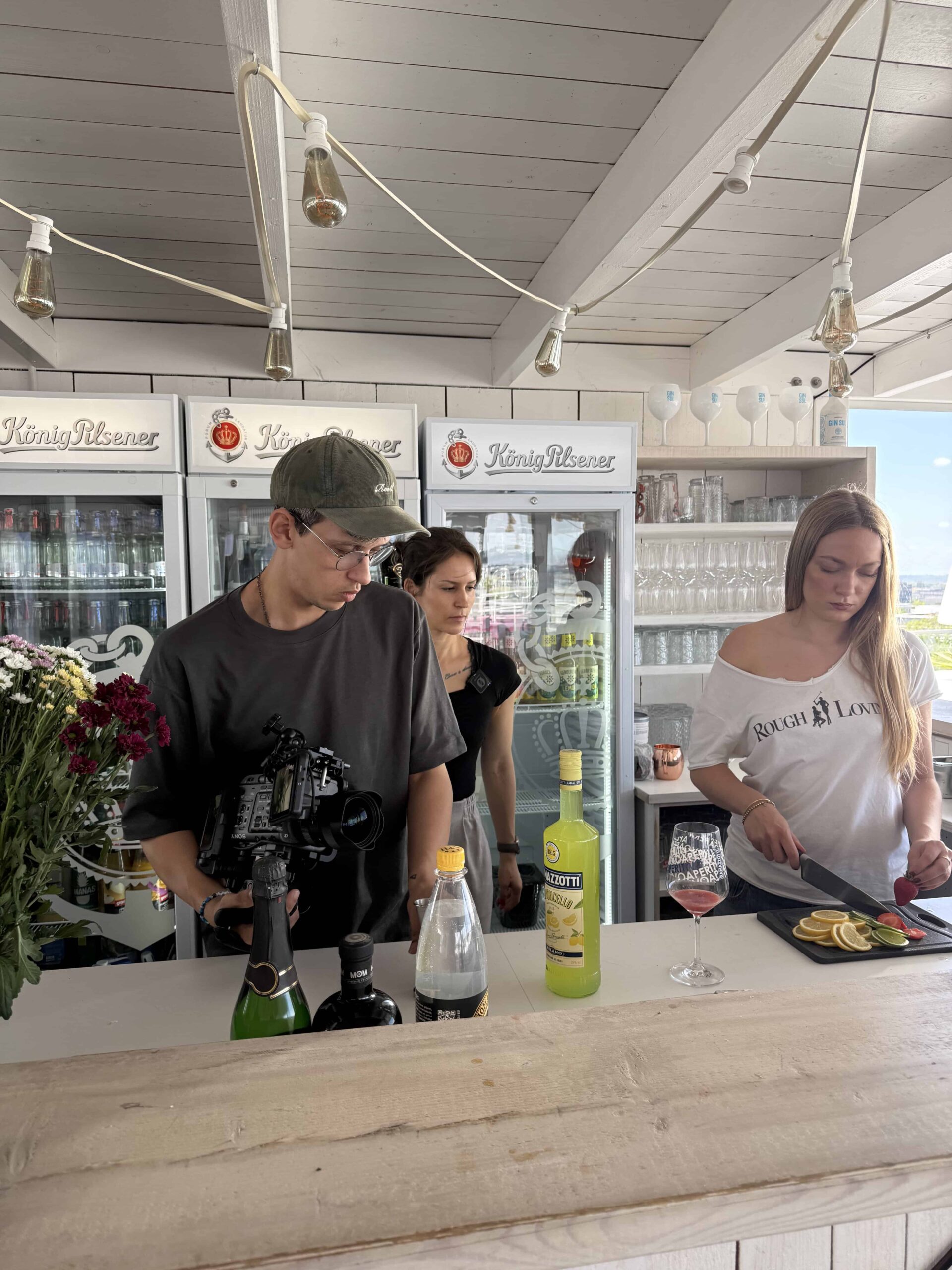 Jerome Melissa und Ava on Location