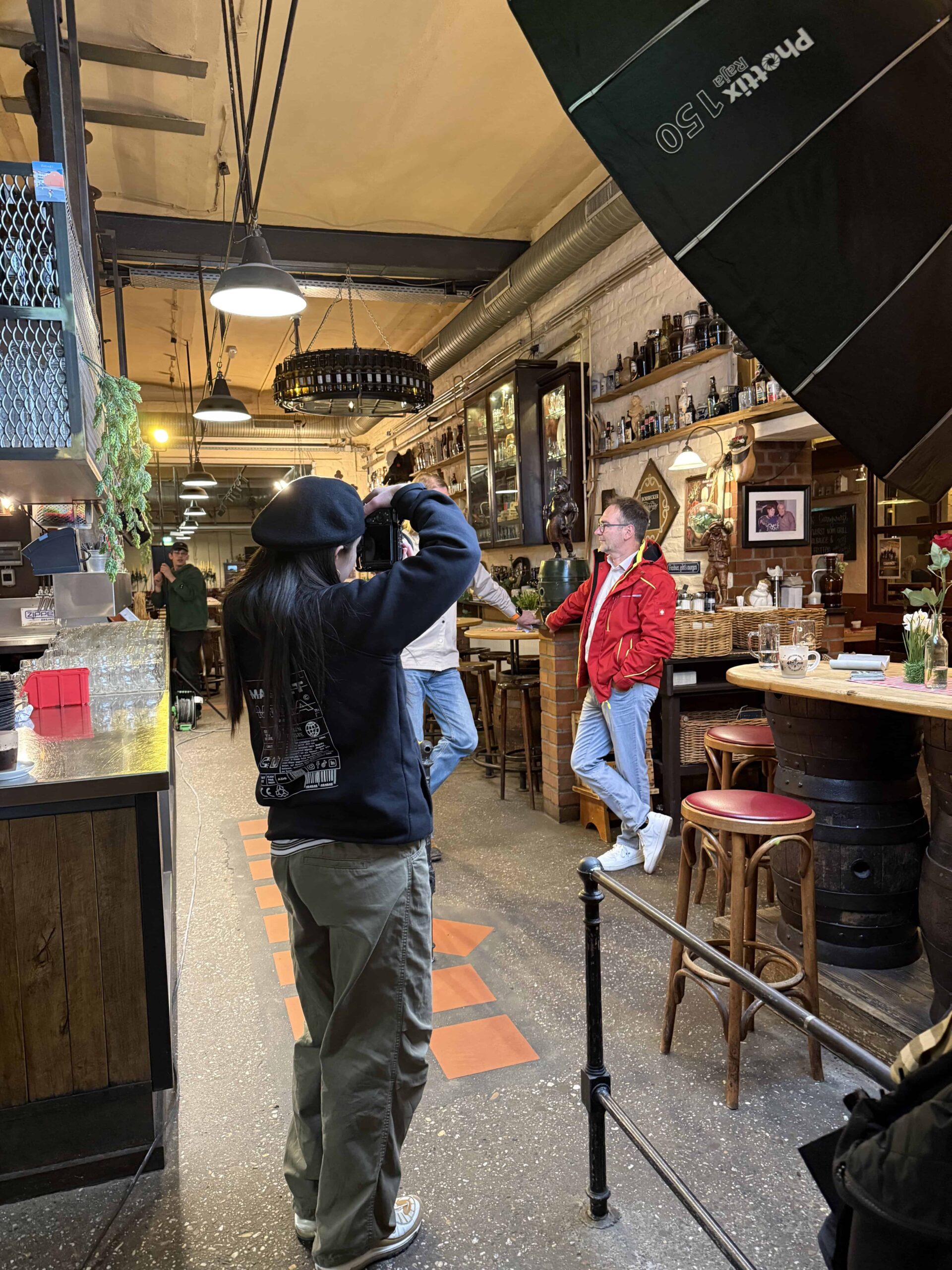 Lina und Jerome on Location