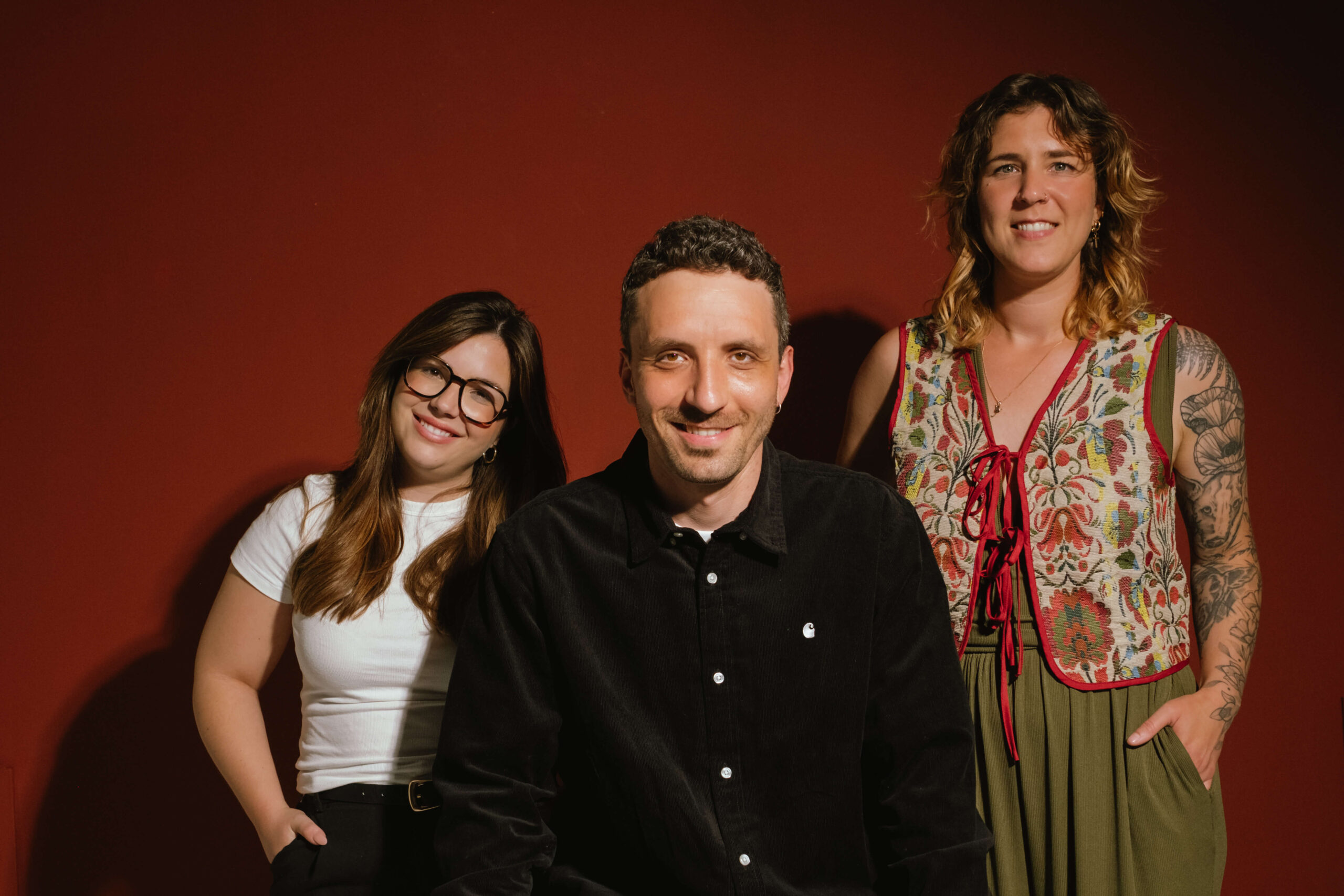 Das Weiterbildungs-Team von Magnet Media: Julian, Alina und Eleni