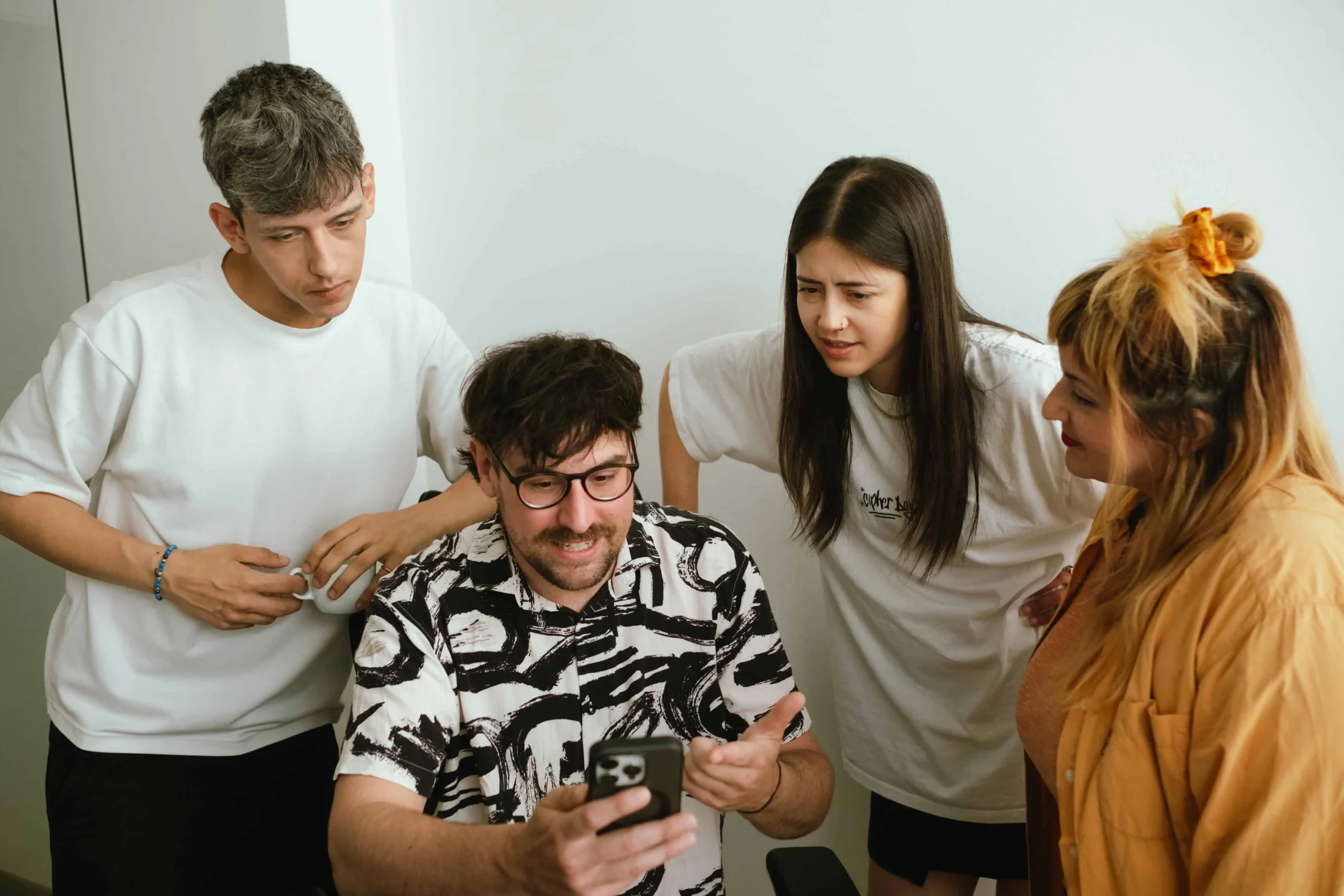 Content Creator Team bei der Produktion