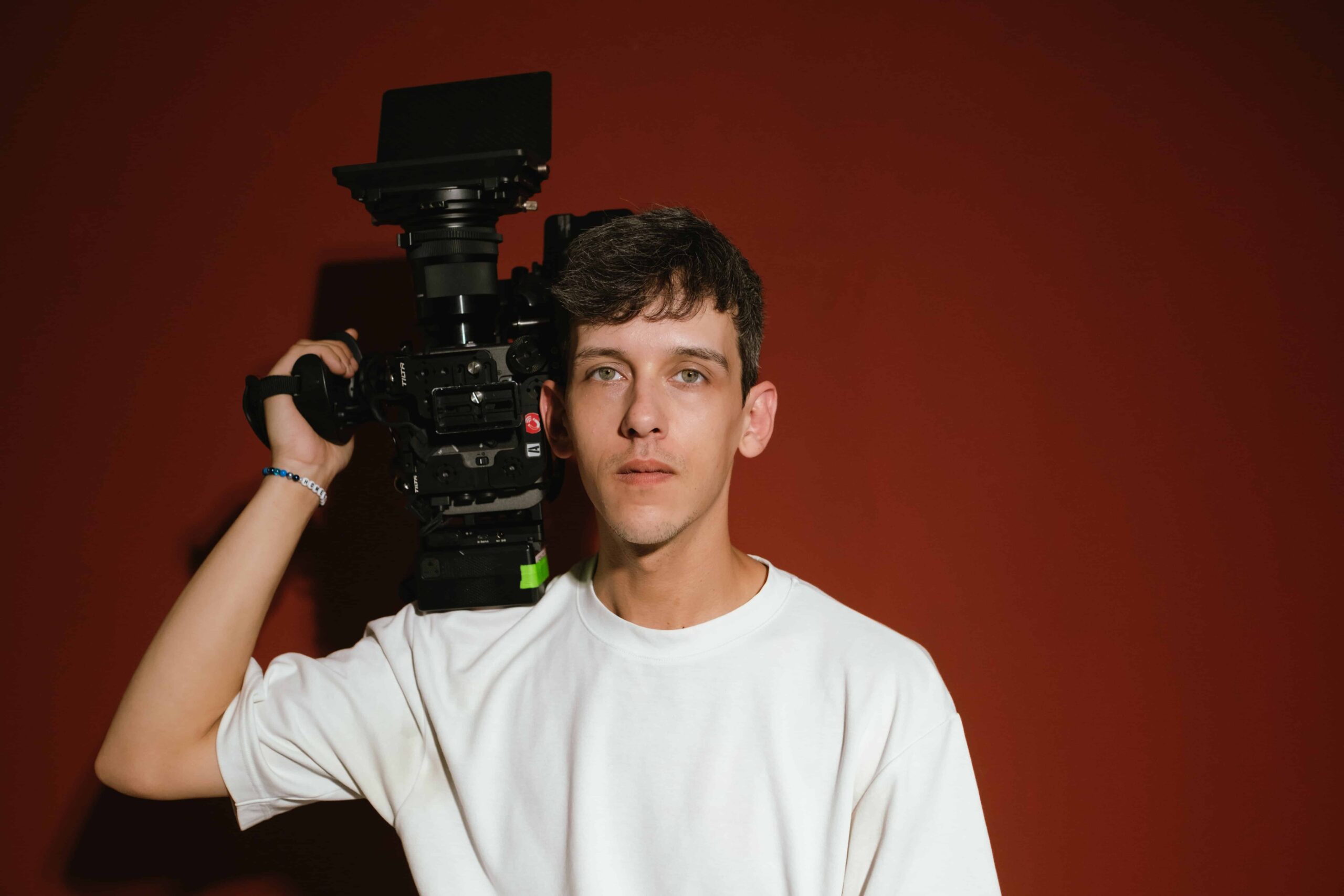 Jerome bei der Videoproduktion